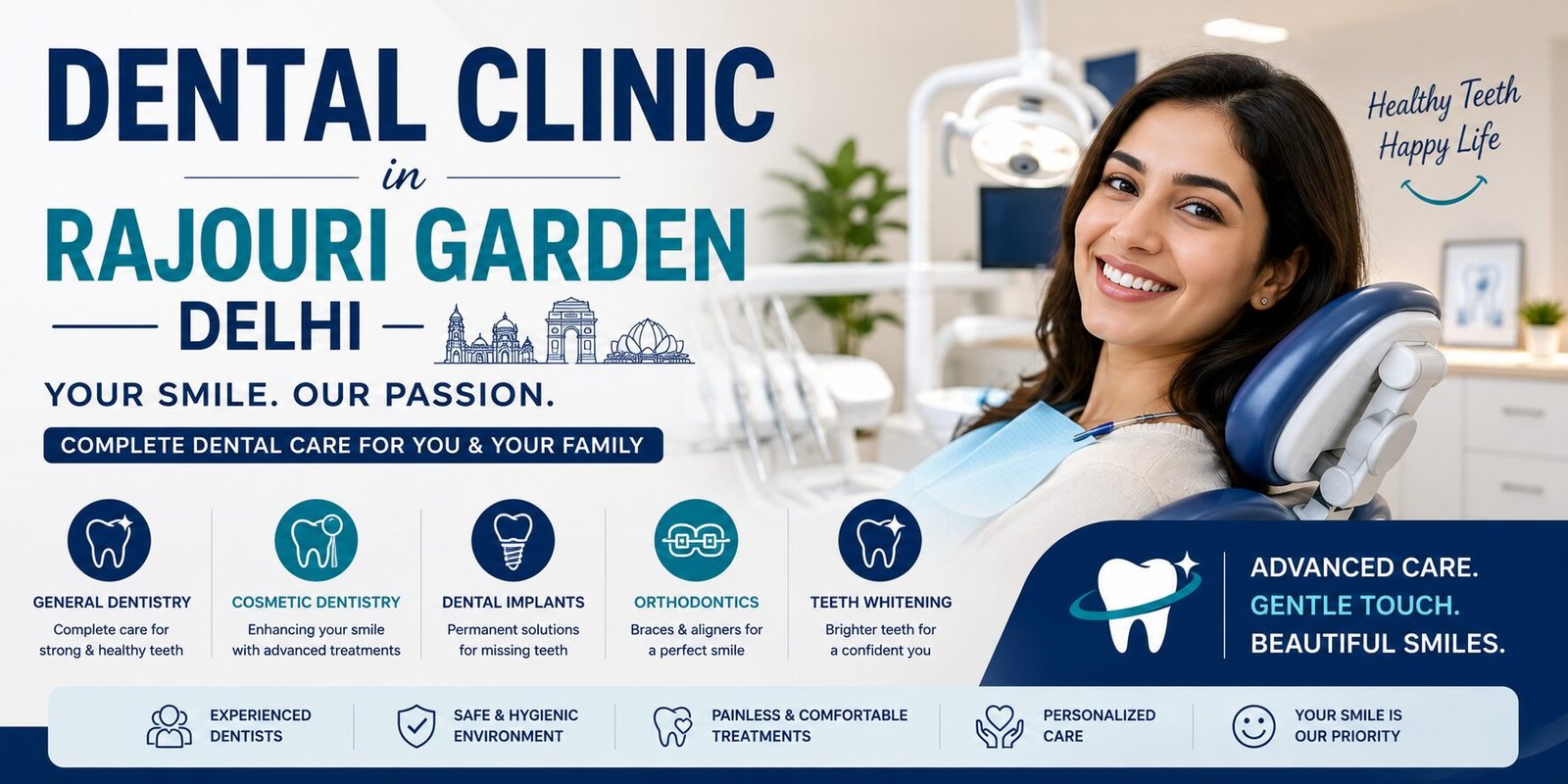 dental clinic in Rajouri Garden Delhi